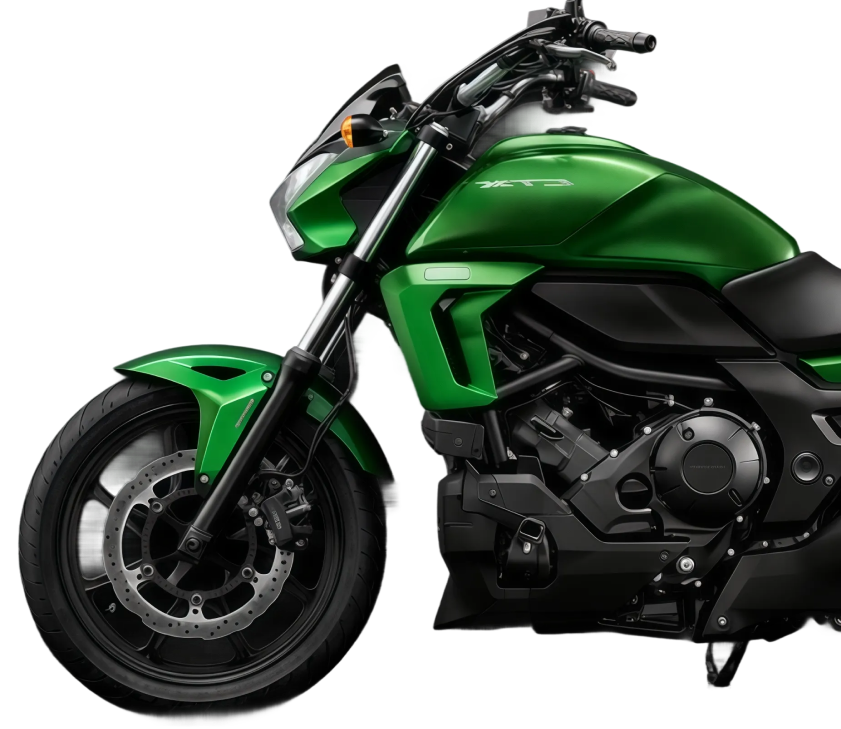 Зеленый мотоцикл JonyMotors